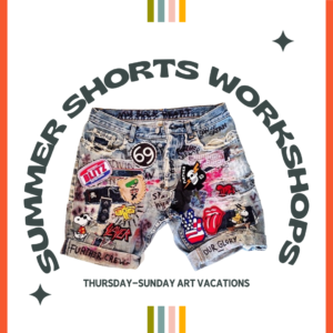 Summer Shorts Fiber Arts Workshop Logo