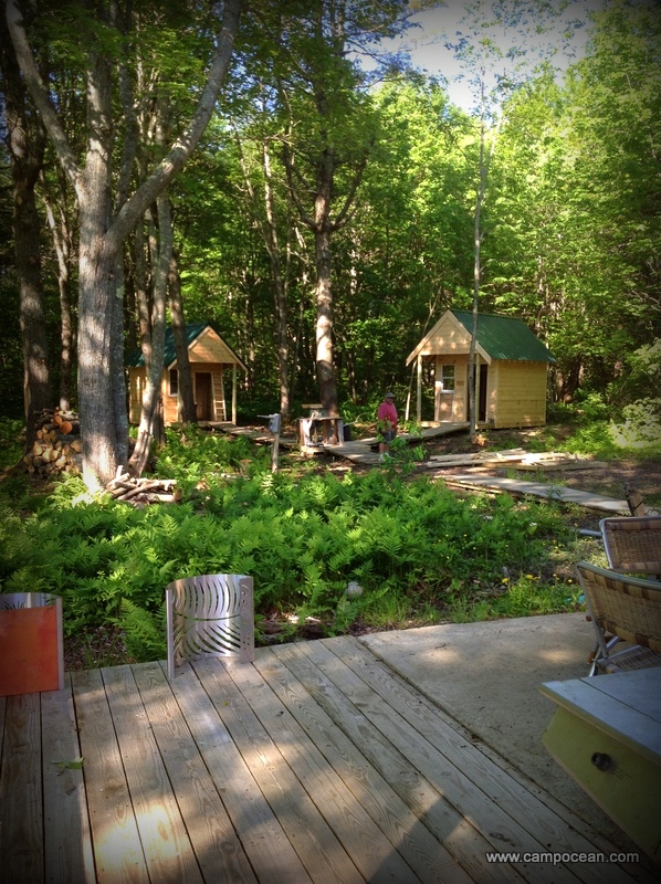 The first two micro cabins are almost completed