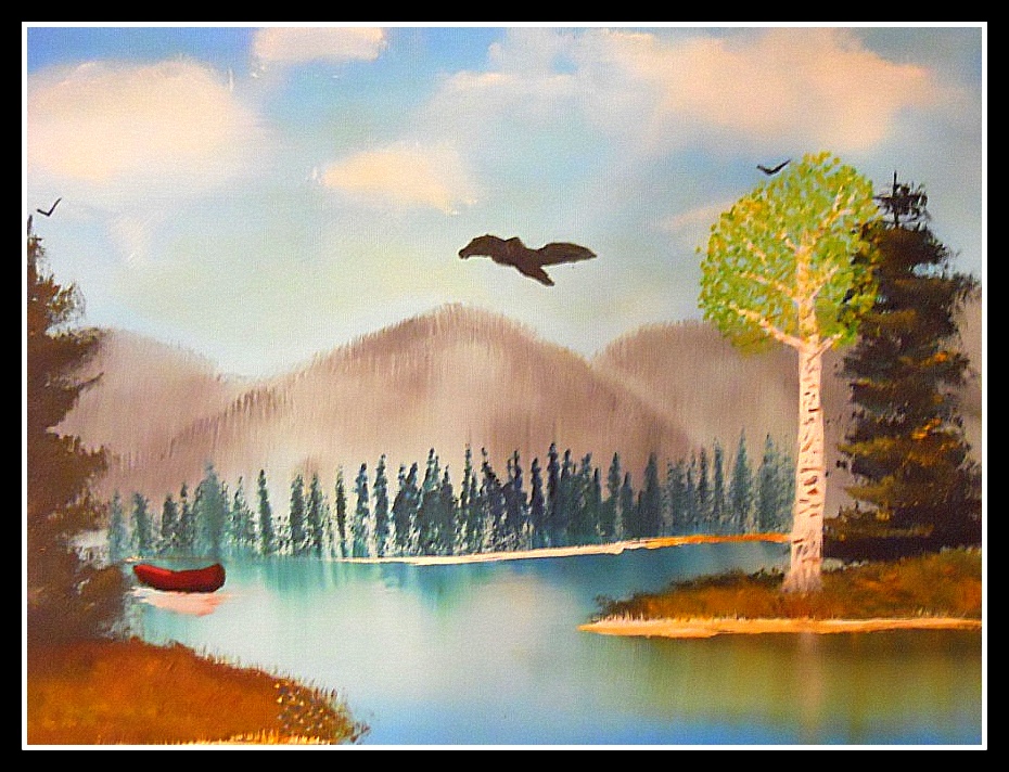 First Flight by Joyce Hayden, oil