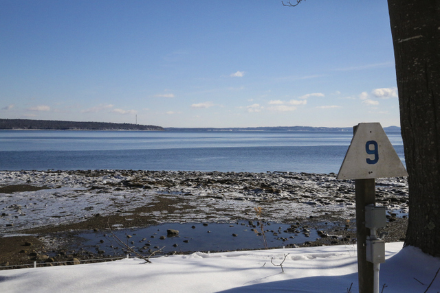 Looking towards Sears Island and Castine