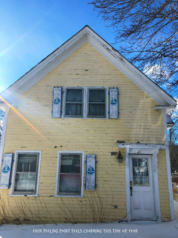 yellow house