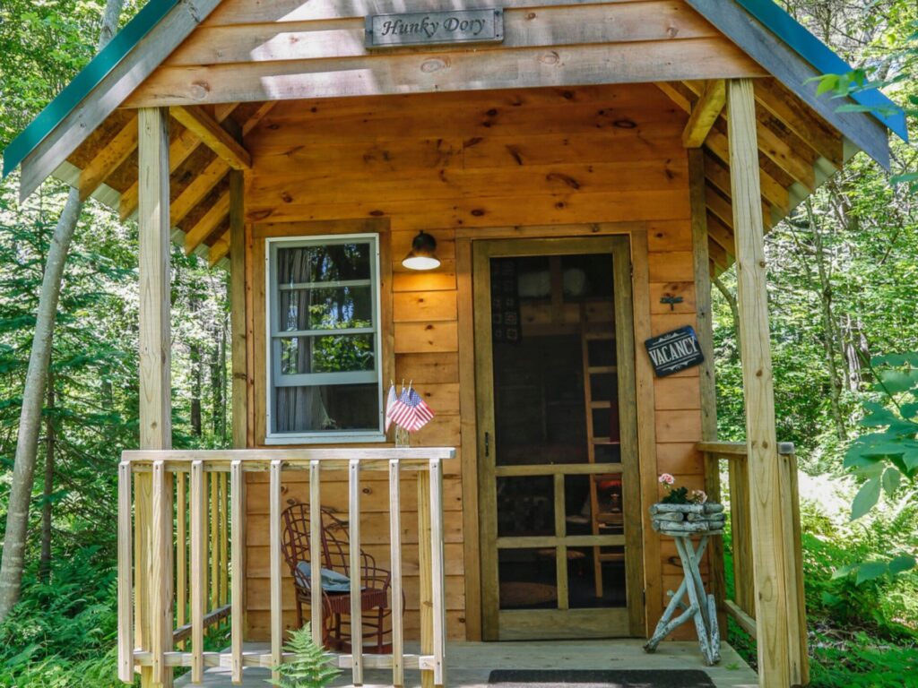 exterior of artist retreat